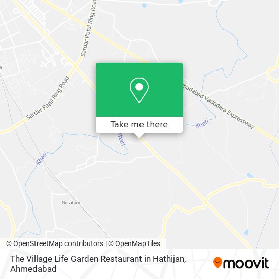 The Village Life Garden Restaurant in Hathijan map