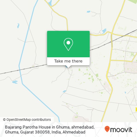 Bajarang Parotha House in Ghuma, ahmedabad, Ghuma, Gujarat 380058, India map