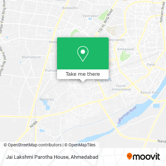 Jai Lakshmi Parotha House map