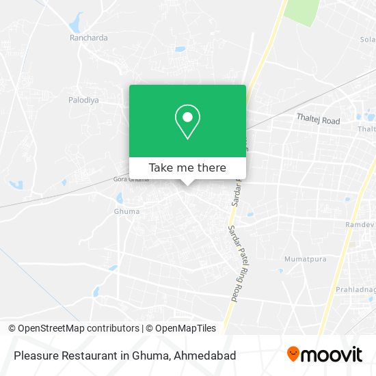 Pleasure Restaurant in Ghuma map