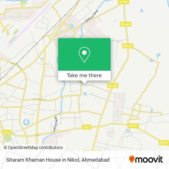 Sitaram Khaman House in Nikol map