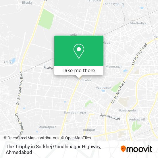 The Trophy in Sarkhej Gandhinagar Highway map