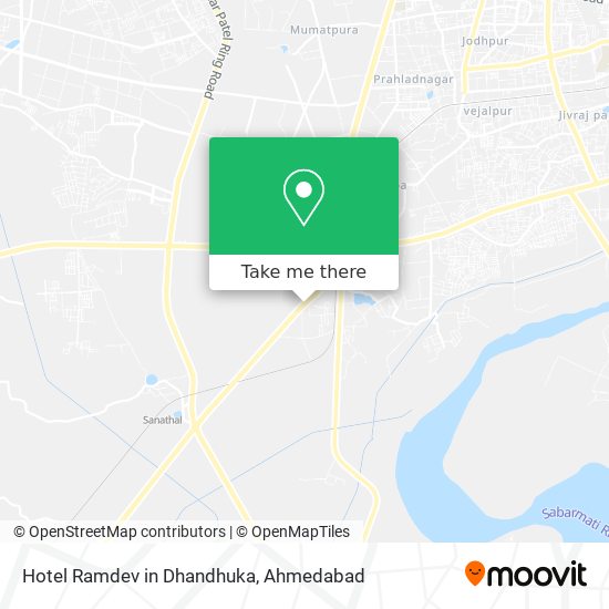 Hotel Ramdev in Dhandhuka map