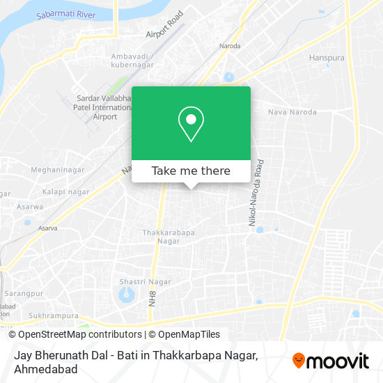 Jay Bherunath Dal - Bati in Thakkarbapa Nagar map