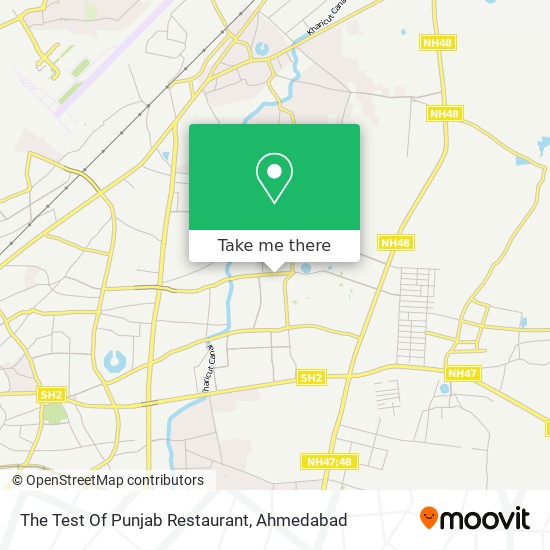 The Test Of Punjab Restaurant map