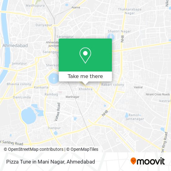 Pizza Tune in Mani Nagar map
