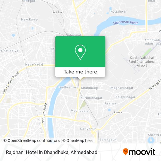 Rajdhani Hotel in Dhandhuka map