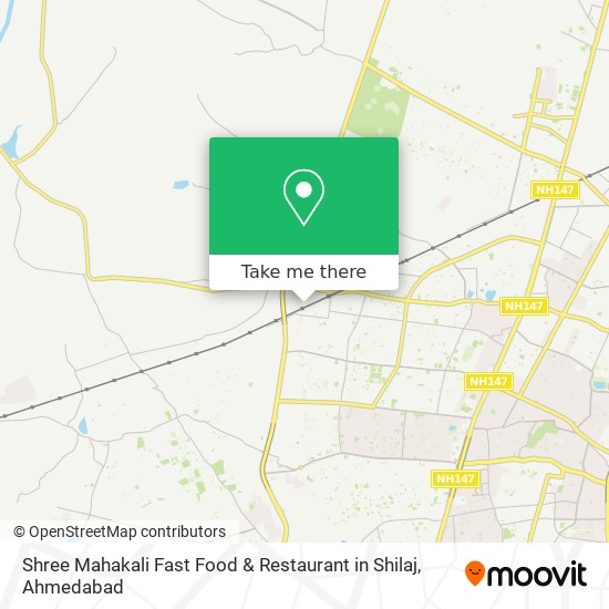 Shree Mahakali Fast Food & Restaurant in Shilaj map