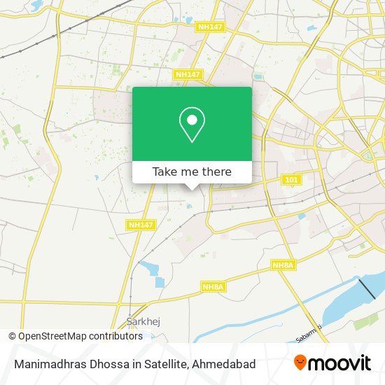 Manimadhras Dhossa in Satellite map