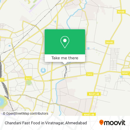 Chandani Fast Food in Viratnagar map