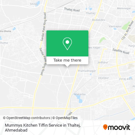 Mummys Kitchen Tiffin Service in Thaltej map