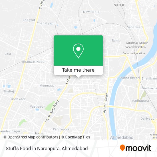 Stuffs Food in Naranpura map