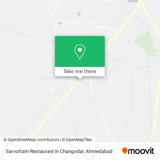 Sarvottam Restaurant in Changodar map