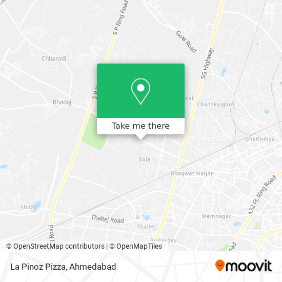 La Pinoz Pizza map