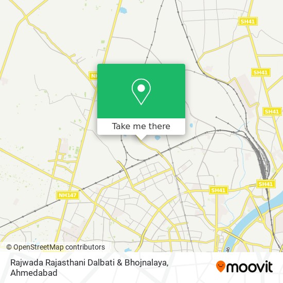 Rajwada Rajasthani Dalbati & Bhojnalaya map