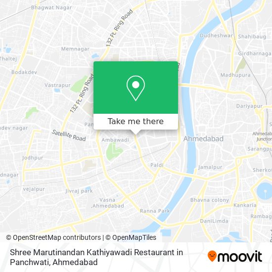 Shree Marutinandan Kathiyawadi Restaurant in Panchwati map