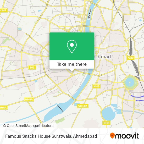 Famous Snacks House Suratwala map