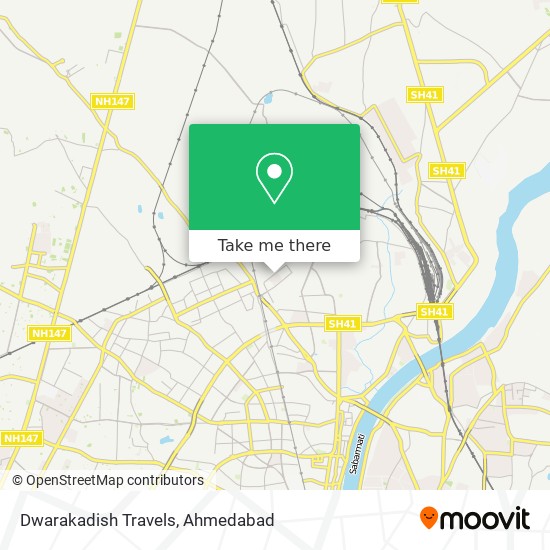 Dwarakadish Travels map