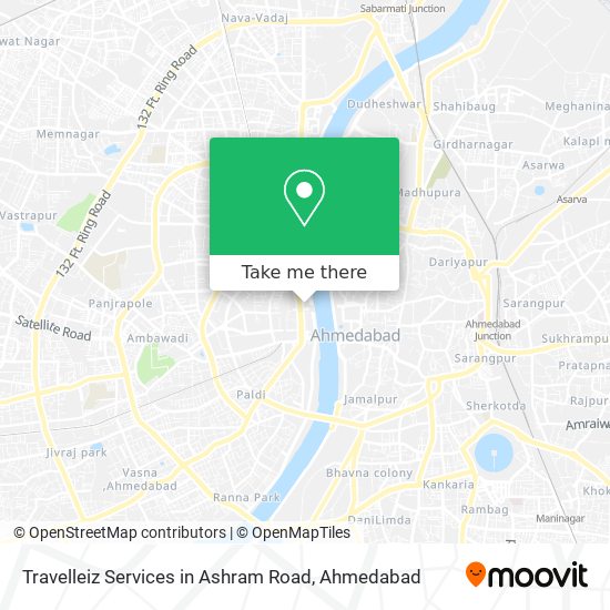 Travelleiz Services in Ashram Road map