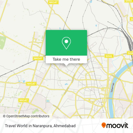 Travel World in Naranpura map