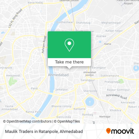 Maulik Traders in Ratanpole map