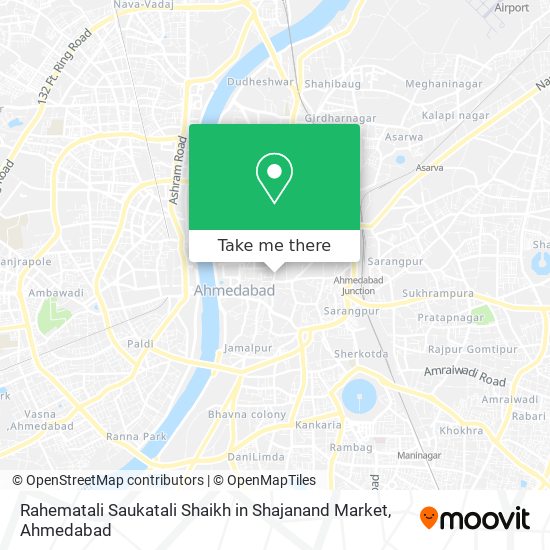 Rahematali Saukatali Shaikh in Shajanand Market map