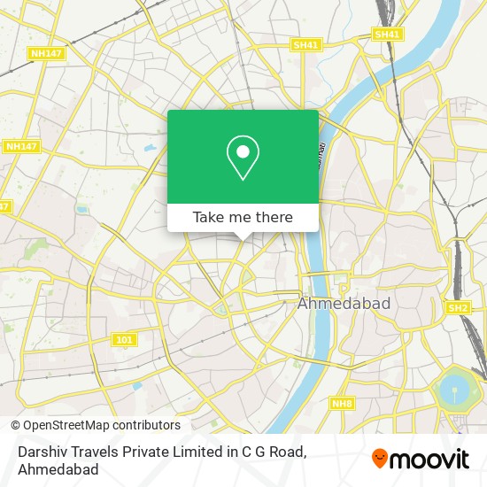 Darshiv Travels Private Limited in C G Road map