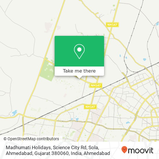 Madhumati Holidays, Science City Rd, Sola, Ahmedabad, Gujarat 380060, India map