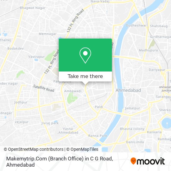 Makemytrip.Com (Branch Office) in C G Road map