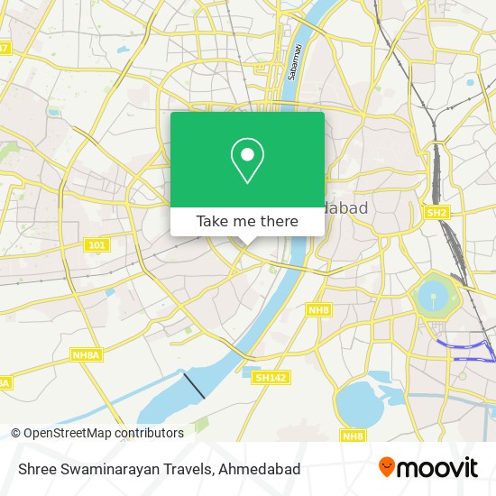 Shree Swaminarayan Travels map