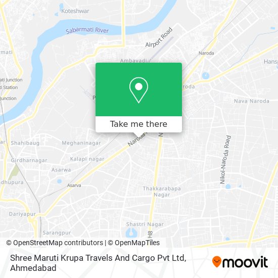 Shree Maruti Krupa Travels And Cargo Pvt Ltd map
