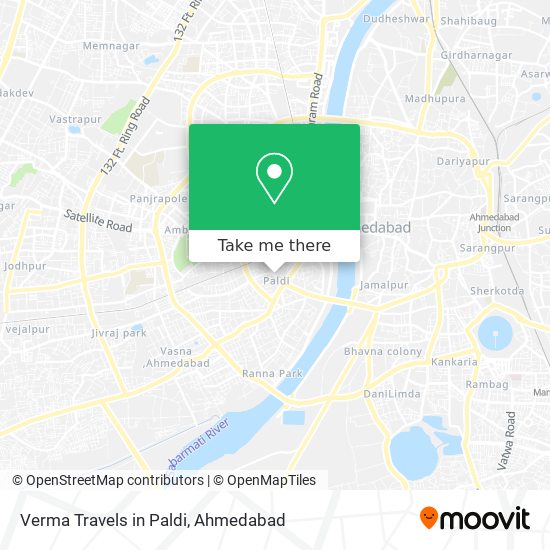 Verma Travels in Paldi map