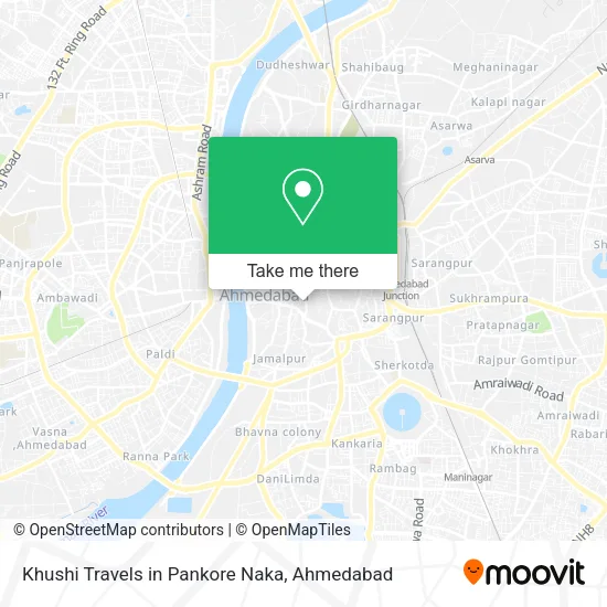 Khushi Travels in Pankore Naka map