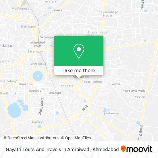 Gayatri Tours And Travels in Amraiwadi map