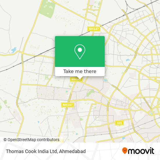 Thomas Cook India Ltd map