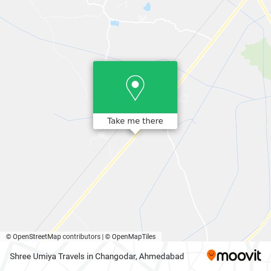 Shree Umiya Travels in Changodar map