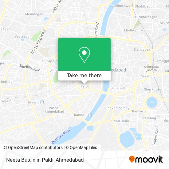 Neeta Bus.in in Paldi map