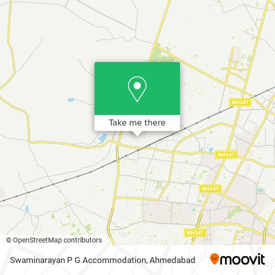 Swaminarayan P G Accommodation map