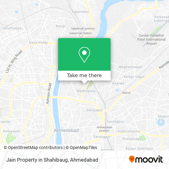 Jain Property in Shahibaug map