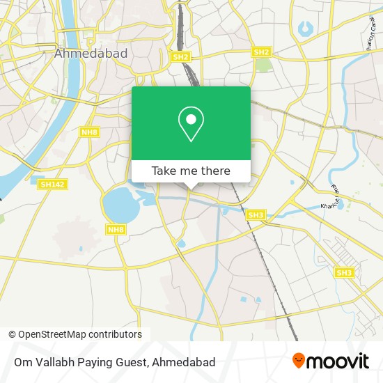 Om Vallabh Paying Guest map