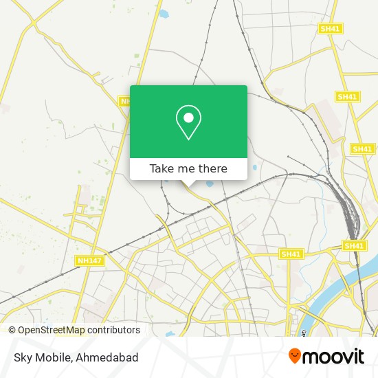 Sky Mobile map