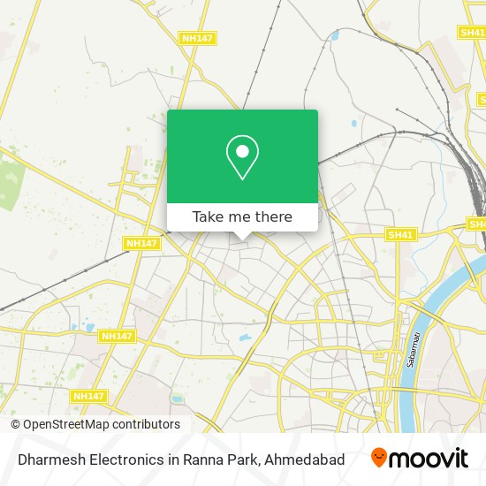 Dharmesh Electronics in Ranna Park map