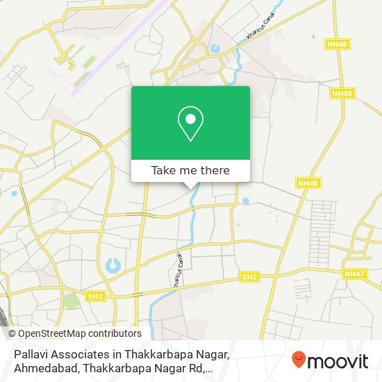 Pallavi Associates in Thakkarbapa Nagar, Ahmedabad, Thakkarbapa Nagar Rd, Thakkarbapanagar, Ahmedab map