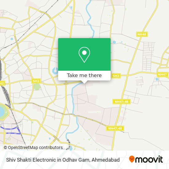 Shiv Shakti Electronic in Odhav Gam map