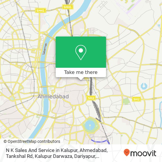 N K Sales And Service in Kalupur, Ahmedabad, Tankshal Rd, Kalupur Darwaza, Dariyapur, Ahmedabad, Gu map