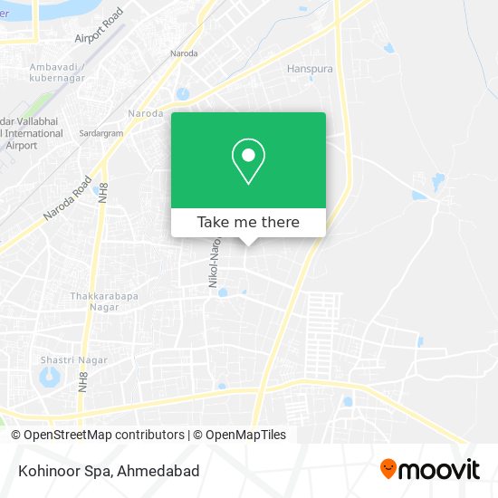 Kohinoor Spa map