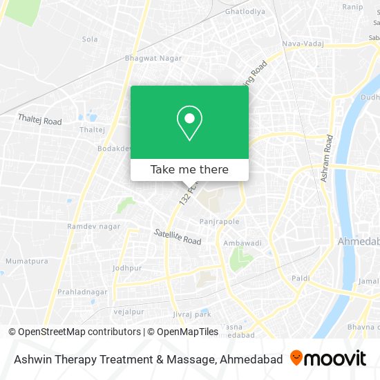 Ashwin Therapy Treatment & Massage map