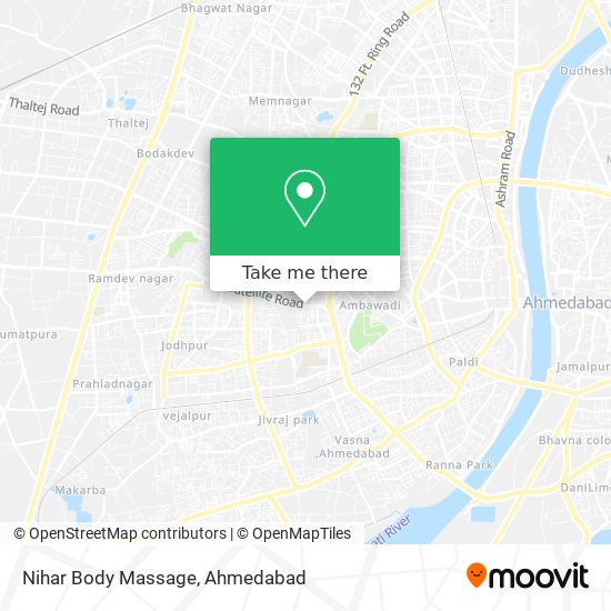 Nihar Body Massage map