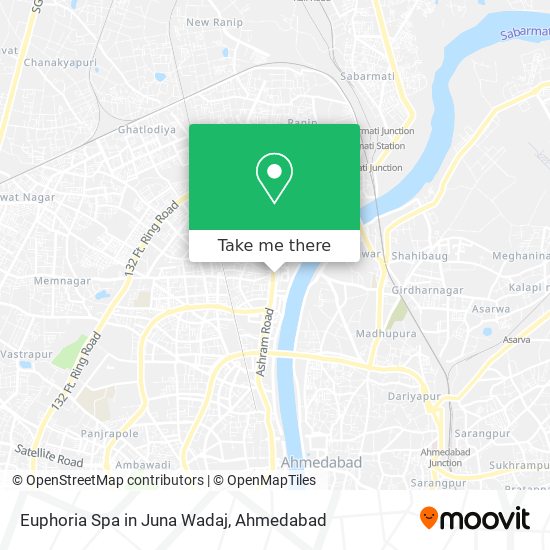 Euphoria Spa in Juna Wadaj map