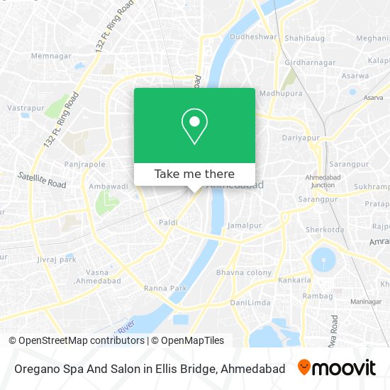 Oregano Spa And Salon in Ellis Bridge map